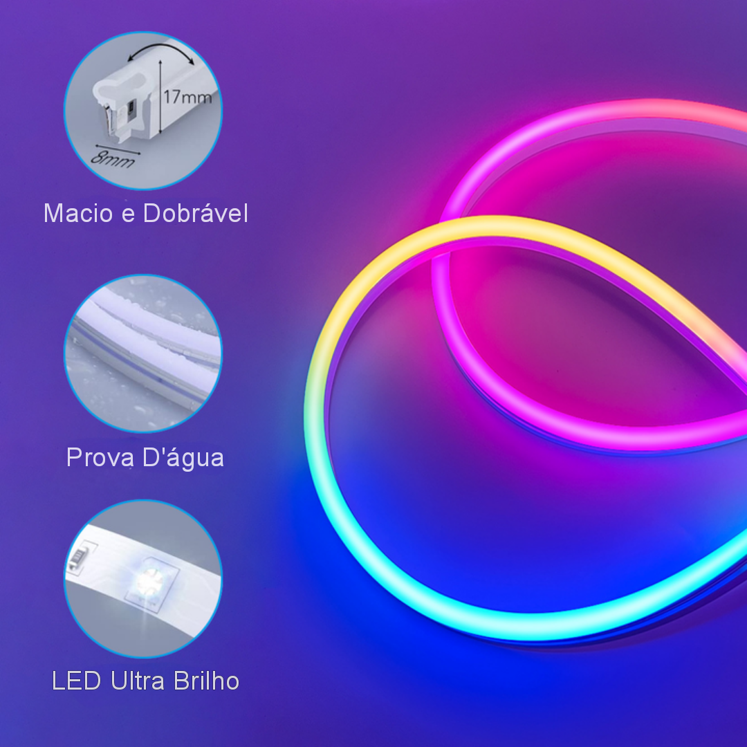 Fita LED Neon RGBIC Flex Smart Starleds™