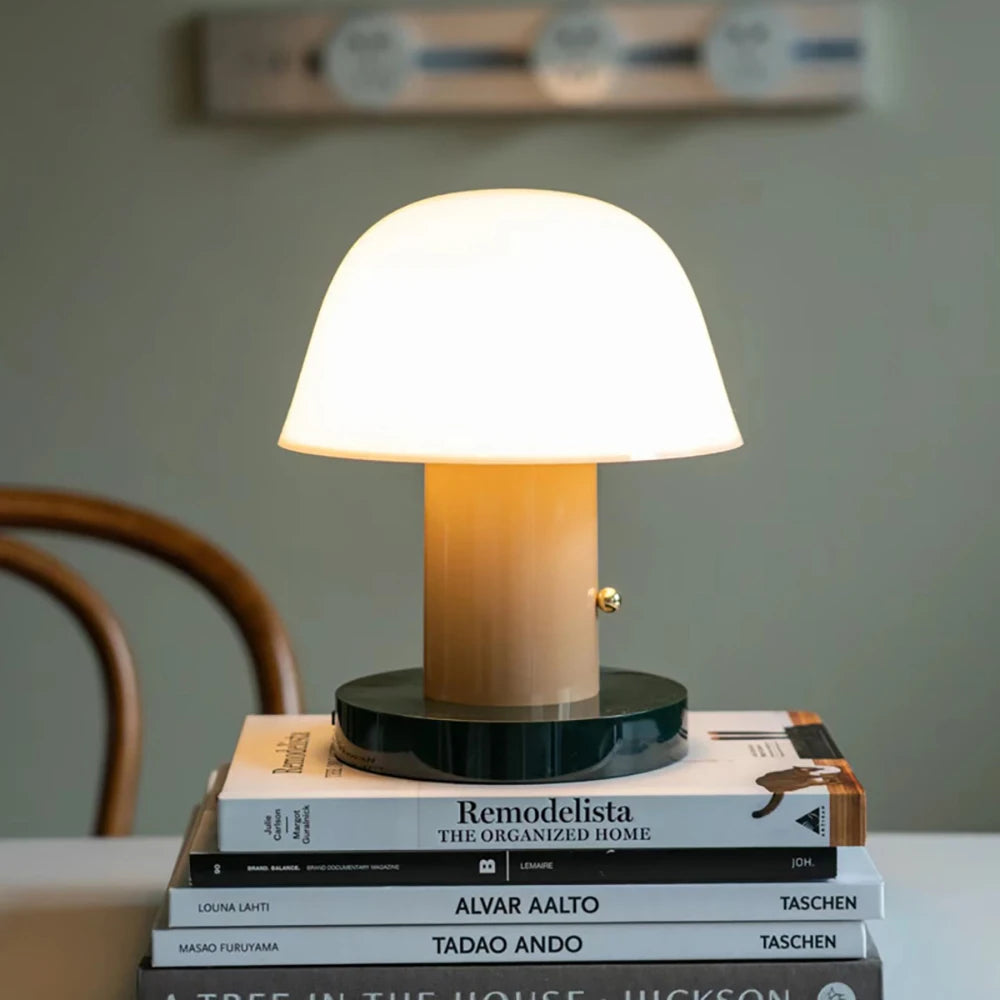 Luminária Cogumelo Lecce Retrô