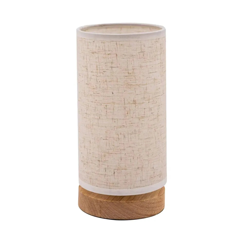 Luminária de Mesa para Quarto Luz Quente Cúpula de Linho