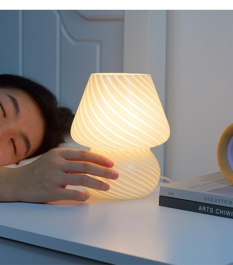 Luminária de Mesa Abajur Vetri Listrado