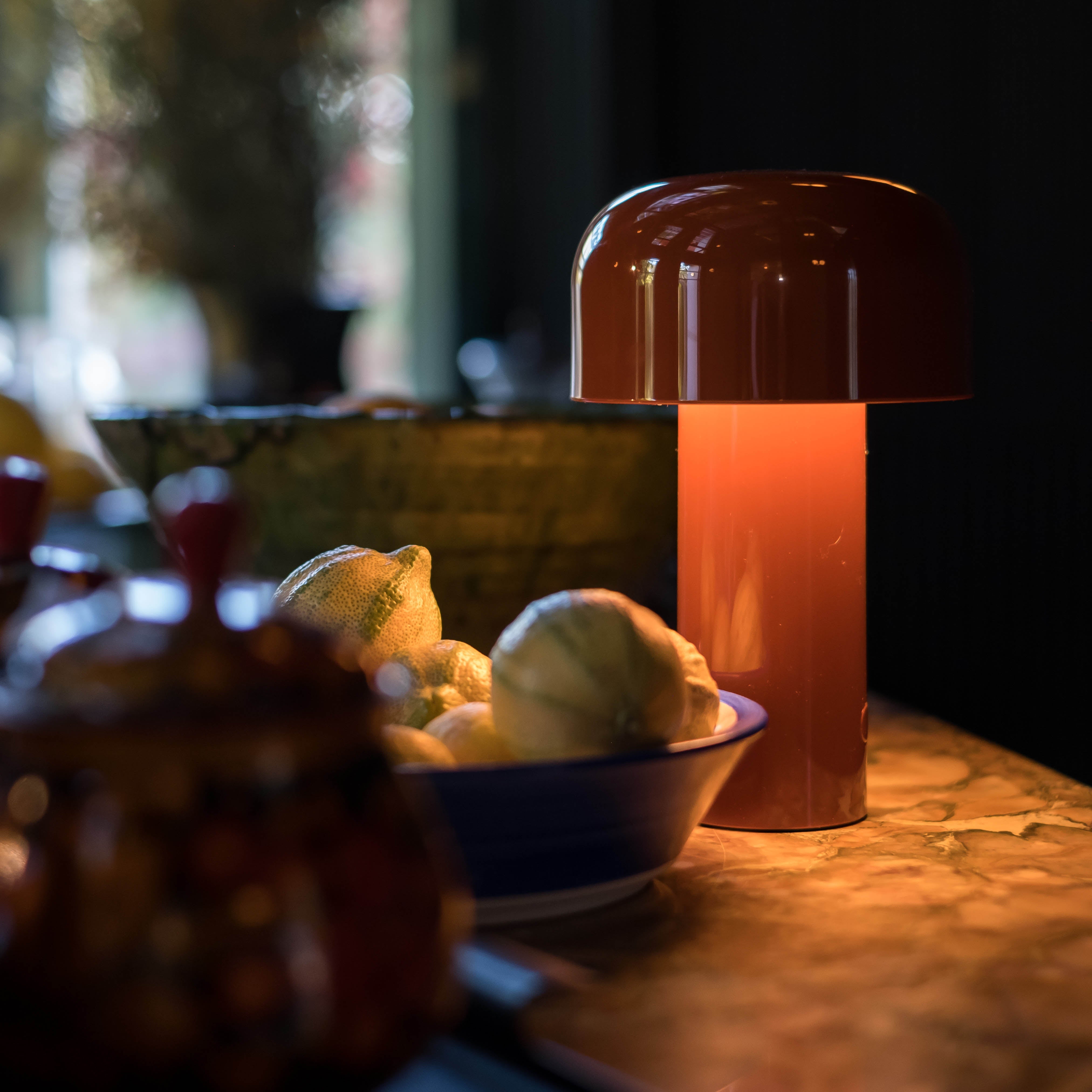 Luminária de Mesa Cogumelo Bellhop Recarregável