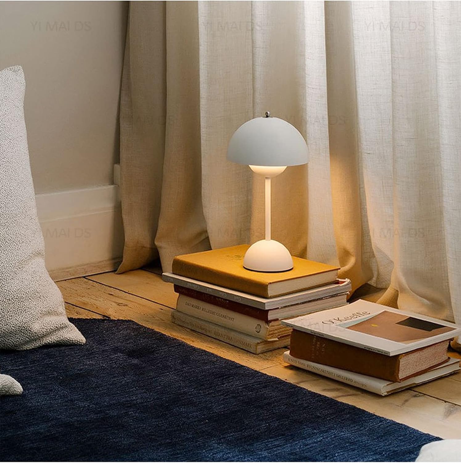 Luminária de Mesa Cogumelo Retrô Recarregável MushRoom