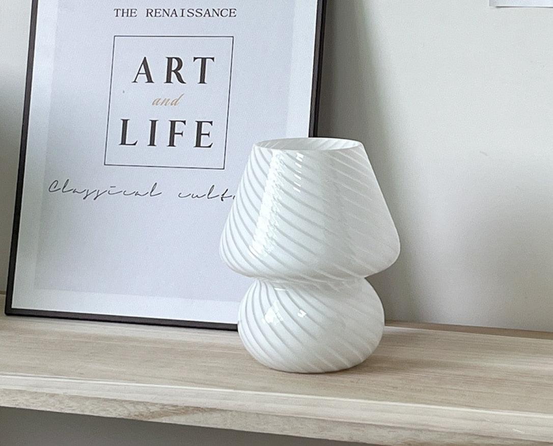 Luminária de Mesa Abajur Vetri Listrado