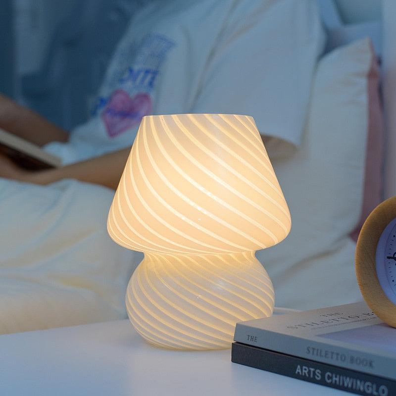 Luminária de Mesa Abajur Vetri Listrado