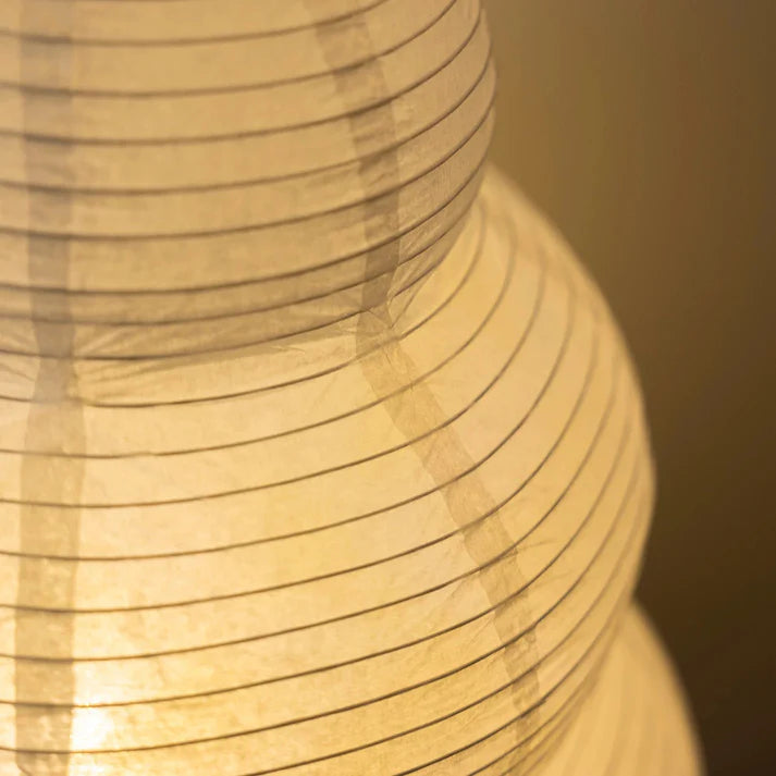 Luminária de Chão Oriental Akari Japonesa Gourd