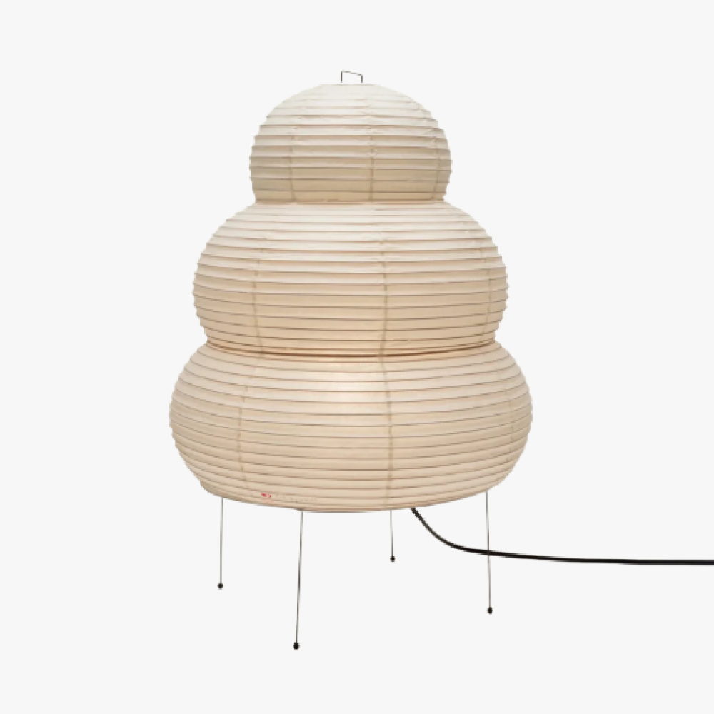 Luminária de Chão Oriental Akari Japonesa Gourd