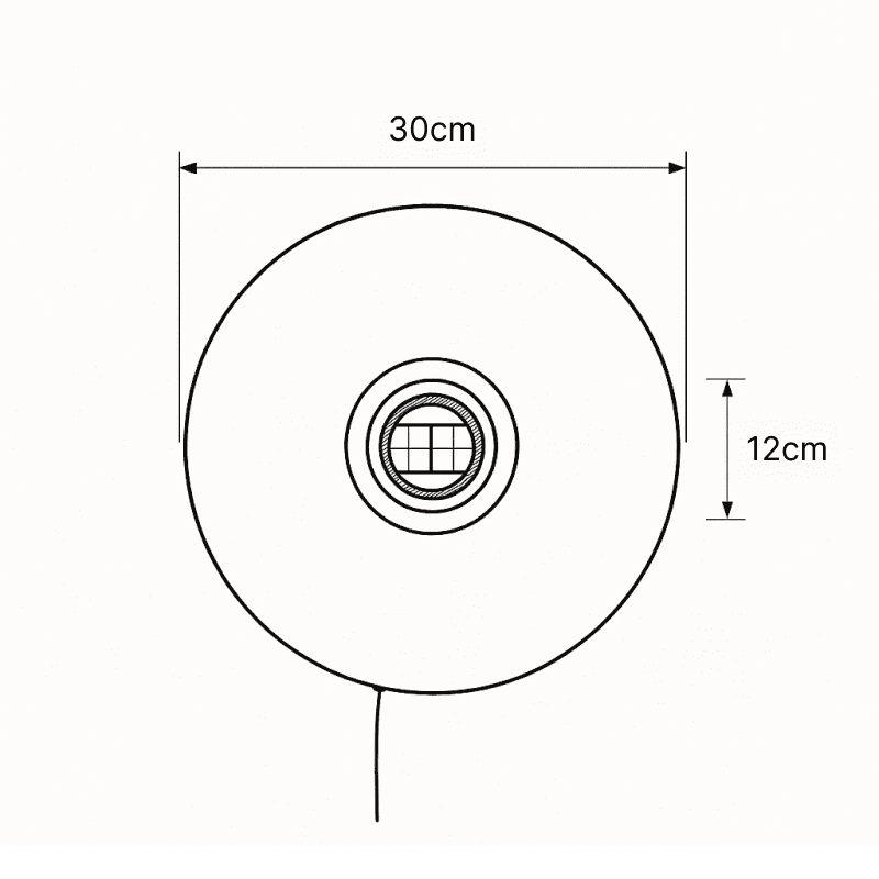 Luminária Donuts Laranja Bergamota