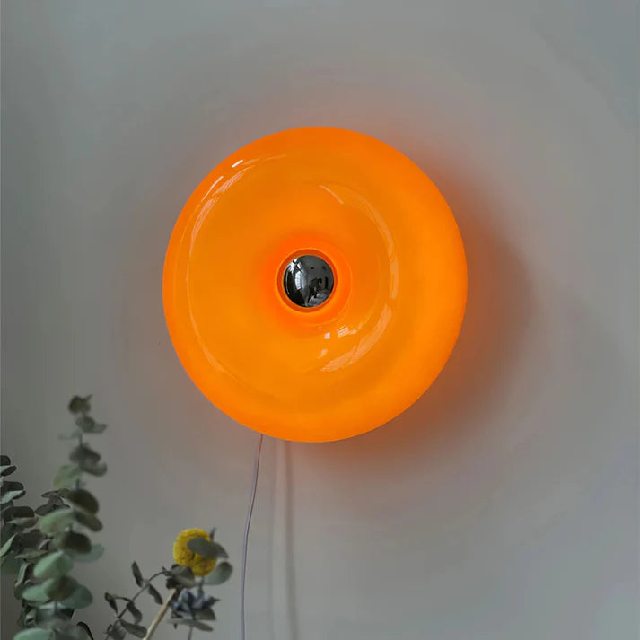 Luminária Donuts Laranja Bergamota