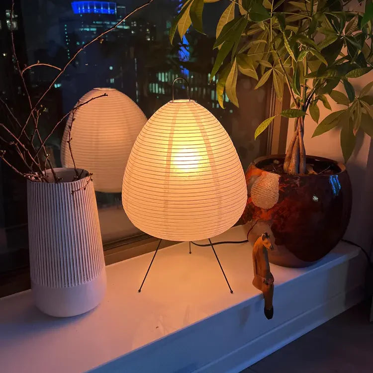 Luminária de Mesa ou Chão Japonesa Akari Tulip