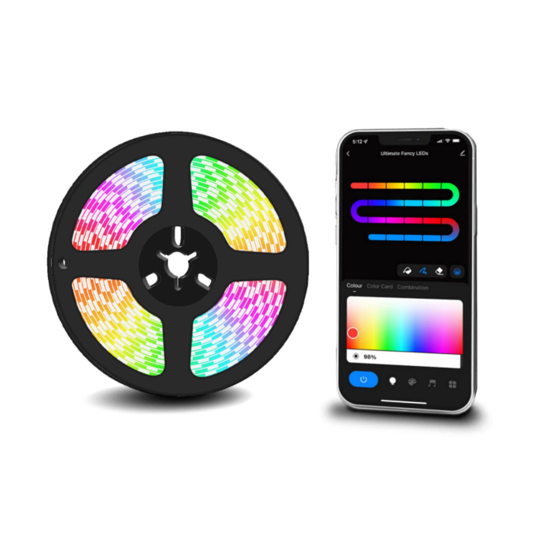 Fita de LED RGBIC Ultimate Inteligente