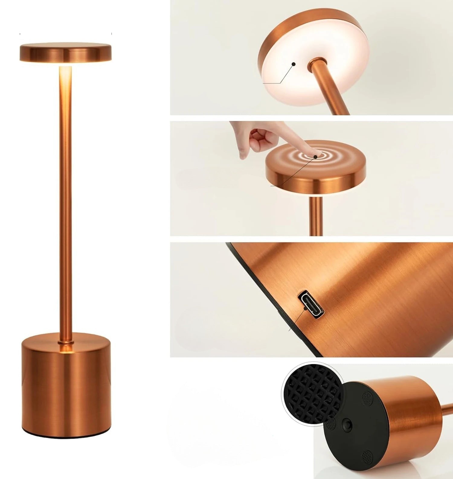 Luminária de Mesa Essence Recarregável