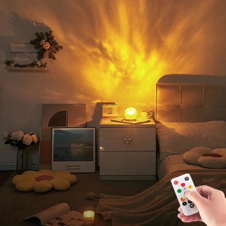 Luminária de Mesa Cristal RGB Aurora