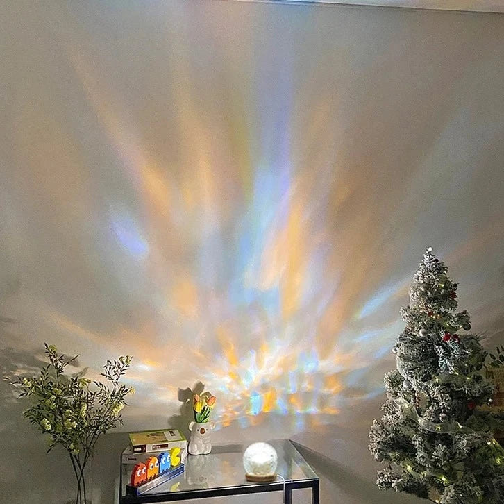 Luminária de Mesa Cristal RGB Aurora