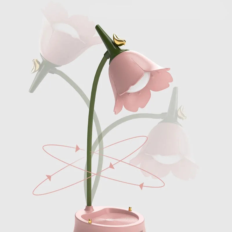 Luminária Flor de Cerejeira Recarregável