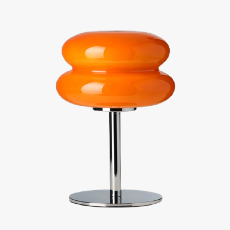 Luminária de Mesa Space 70s Glass Retrô