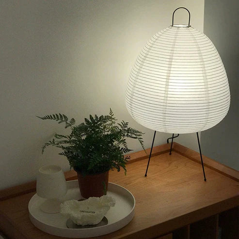 Luminária de Mesa ou Chão Japonesa Akari Tulip