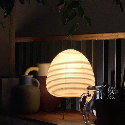 Luminária de Mesa ou Chão Japonesa Akari Tulip