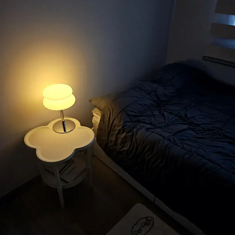 Luminária de Mesa Space 70s Glass Retrô