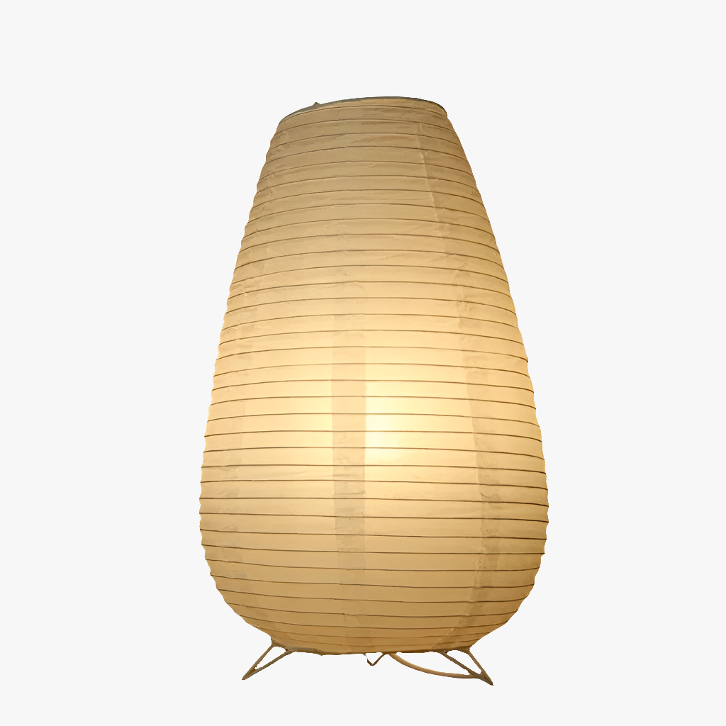 Luminária de Mesa Japonesa Akari Papel de Arroz