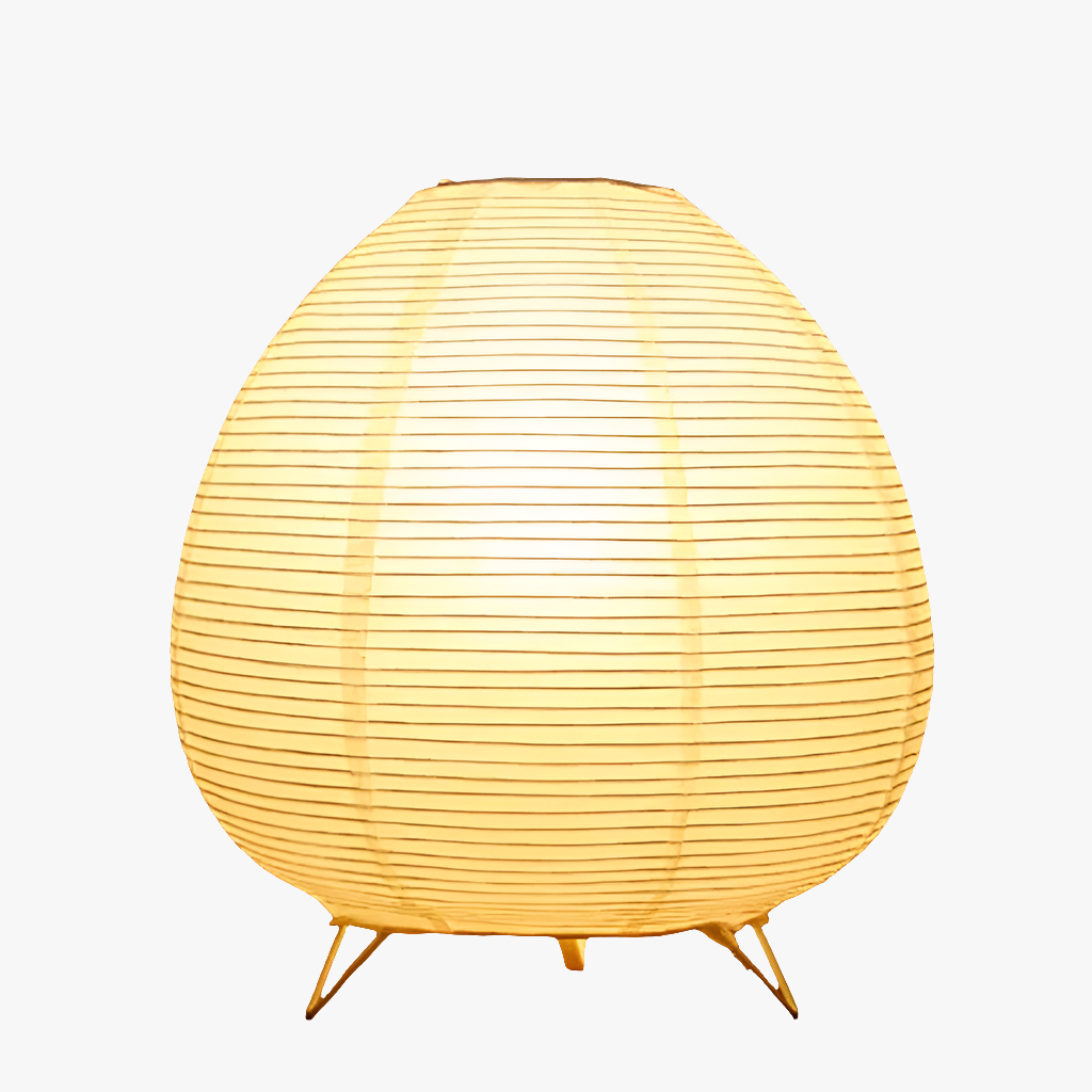 Luminária de Mesa Japonesa Akari Papel de Arroz