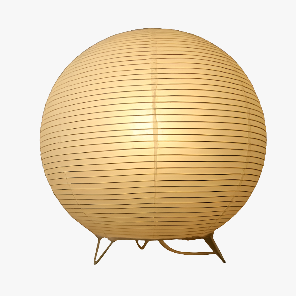Luminária de Mesa Japonesa Akari Papel de Arroz