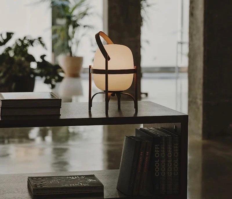 Luminária de Mesa Abajur Madeira Tapajós