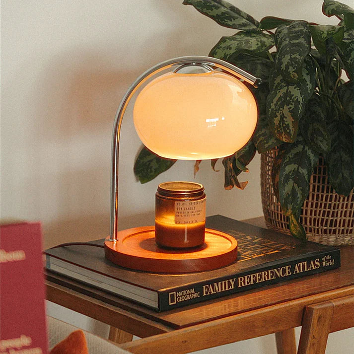 Luminária de Mesa Aquecedor de Velas Solange Retrô