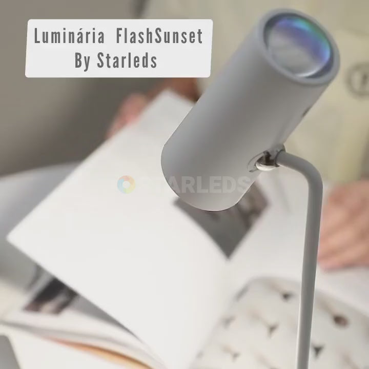 Luminária de Mesa Estudo FlashSunset Minimalista