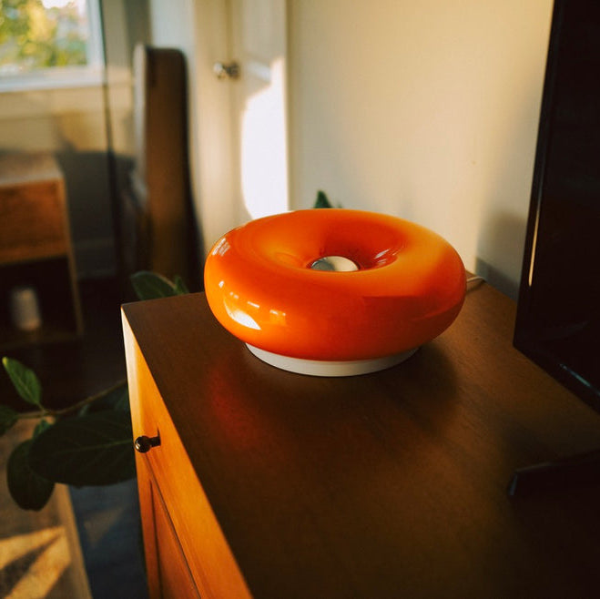 Luminária Donuts Laranja Bergamota